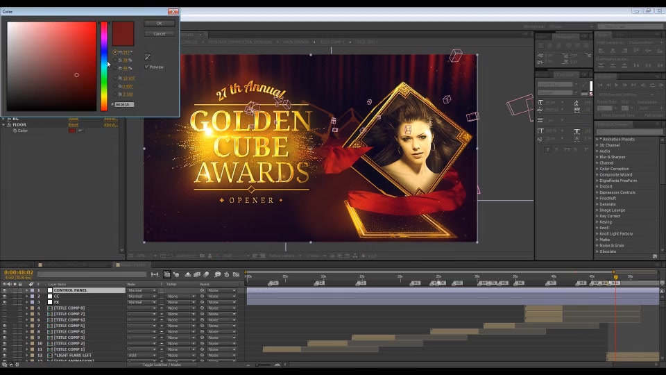 Golden Cube Awards Pack - Download Videohive 11292968
