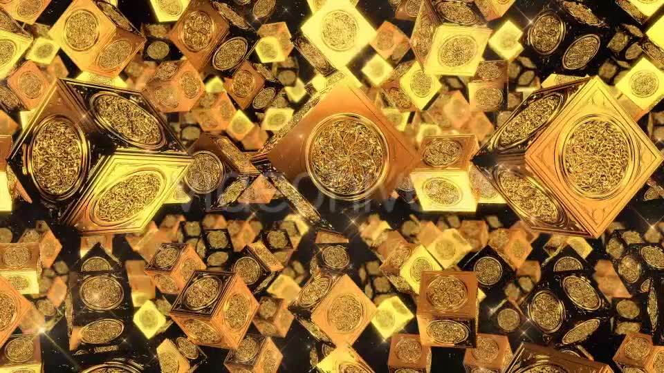 Golden Cubes - Download Videohive 17316489