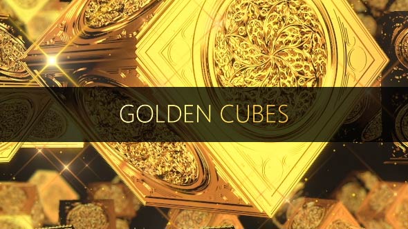 Golden Cubes - Download Videohive 17316489