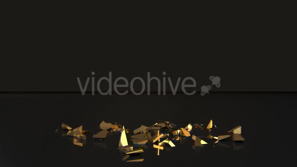 Golden Dollar Sign Breaking - Download Videohive 19865675