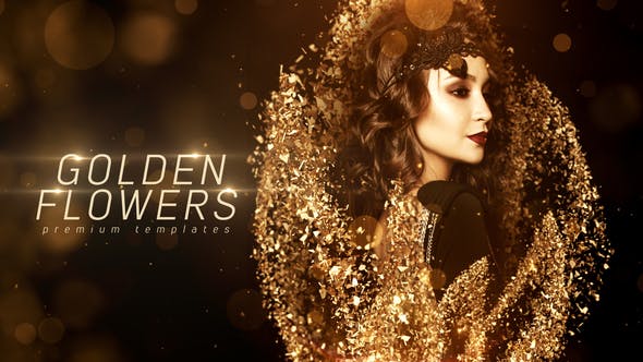 Golden Flowers - Videohive Download 30240071
