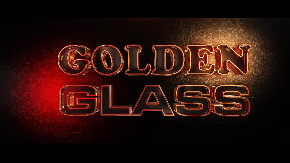 Golden Glass Videohive 9497479 After Effects Image 12