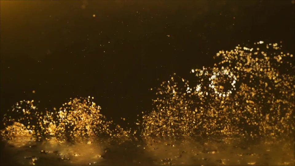 Golden Glitter Particles Logo Reveal Videohive 34333980 After Effects Image 2