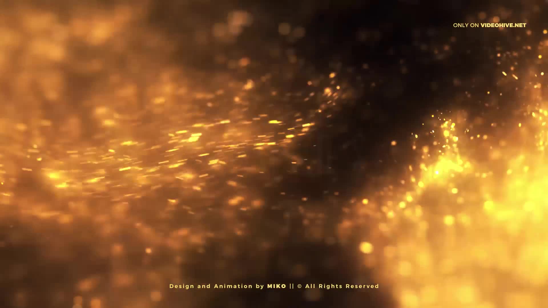 Golden Glitter Particles Titles Videohive 25542712 After Effects Image 1