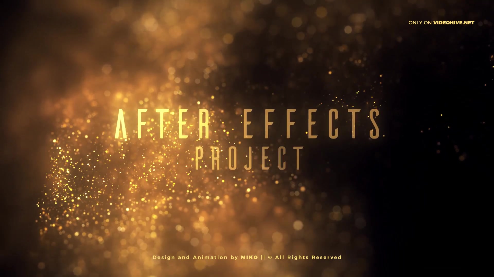 Golden Glitter Particles Titles Videohive 25542712 After Effects Image 4