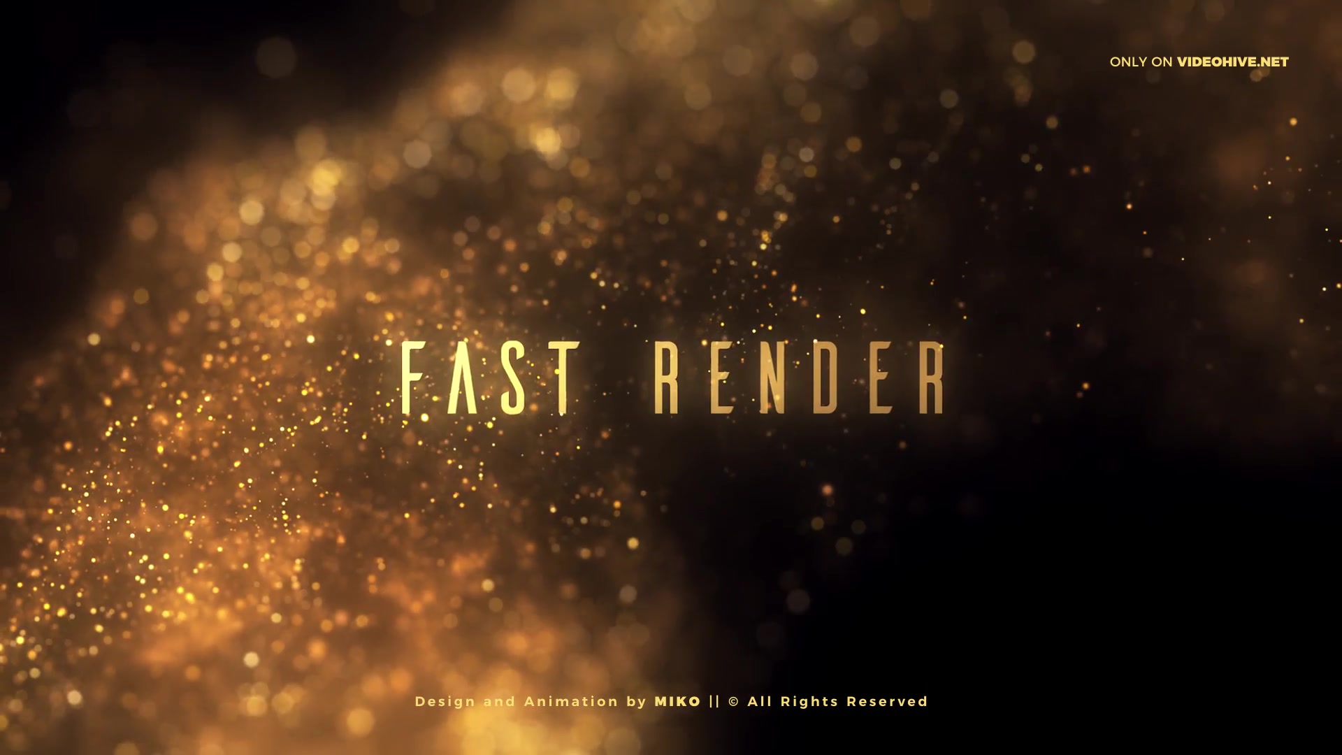 Golden Glitter Particles Titles Videohive 25542712 After Effects Image 7