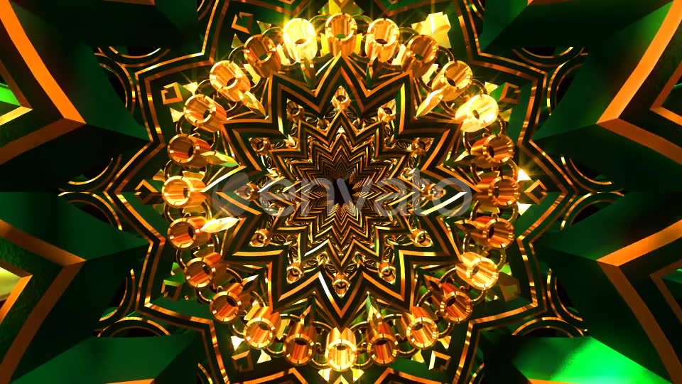 Golden Green Ornament - Download Videohive 22036527