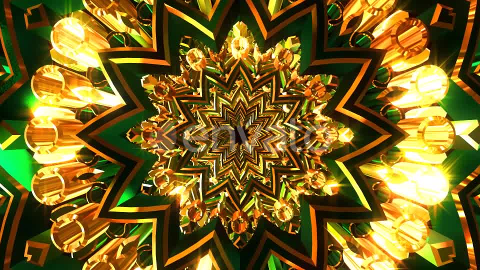 Golden Green Ornament - Download Videohive 22036527