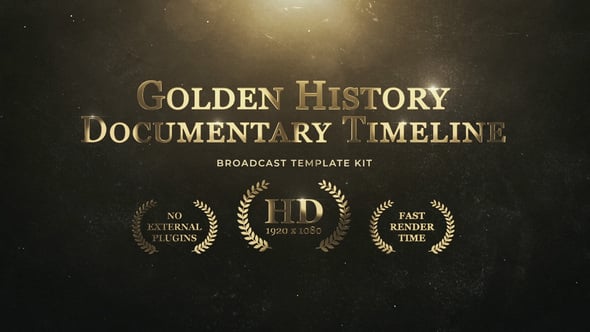 Golden History Documentary Timeline - 49369028 Download Videohive