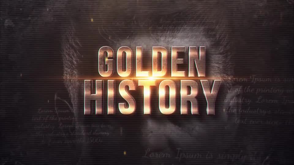 Golden History - Download Videohive 20033564