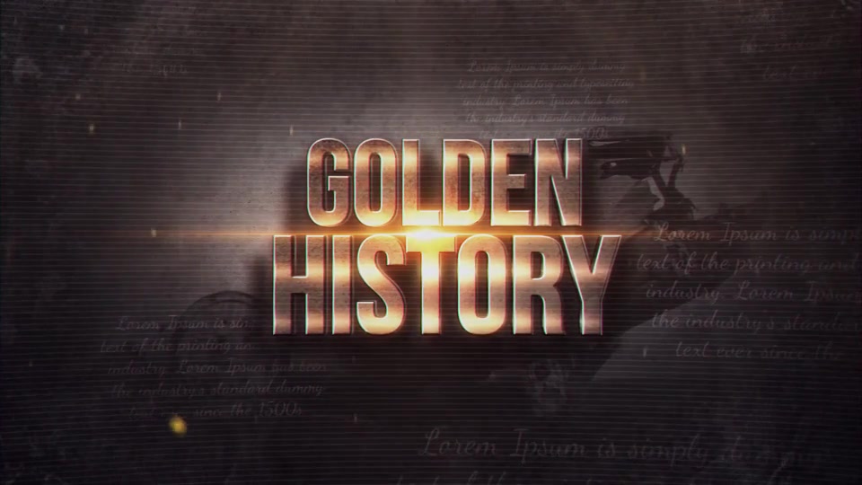 Golden History - Download Videohive 20033564