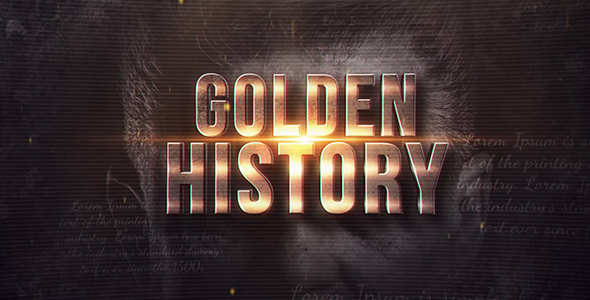 Golden History - Download Videohive 20033564