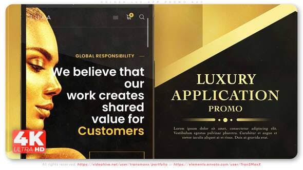 Golden Lux App Promo - Download Videohive 33448584