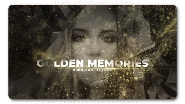 Golden Memories Awards Titles - Download Videohive 23628042