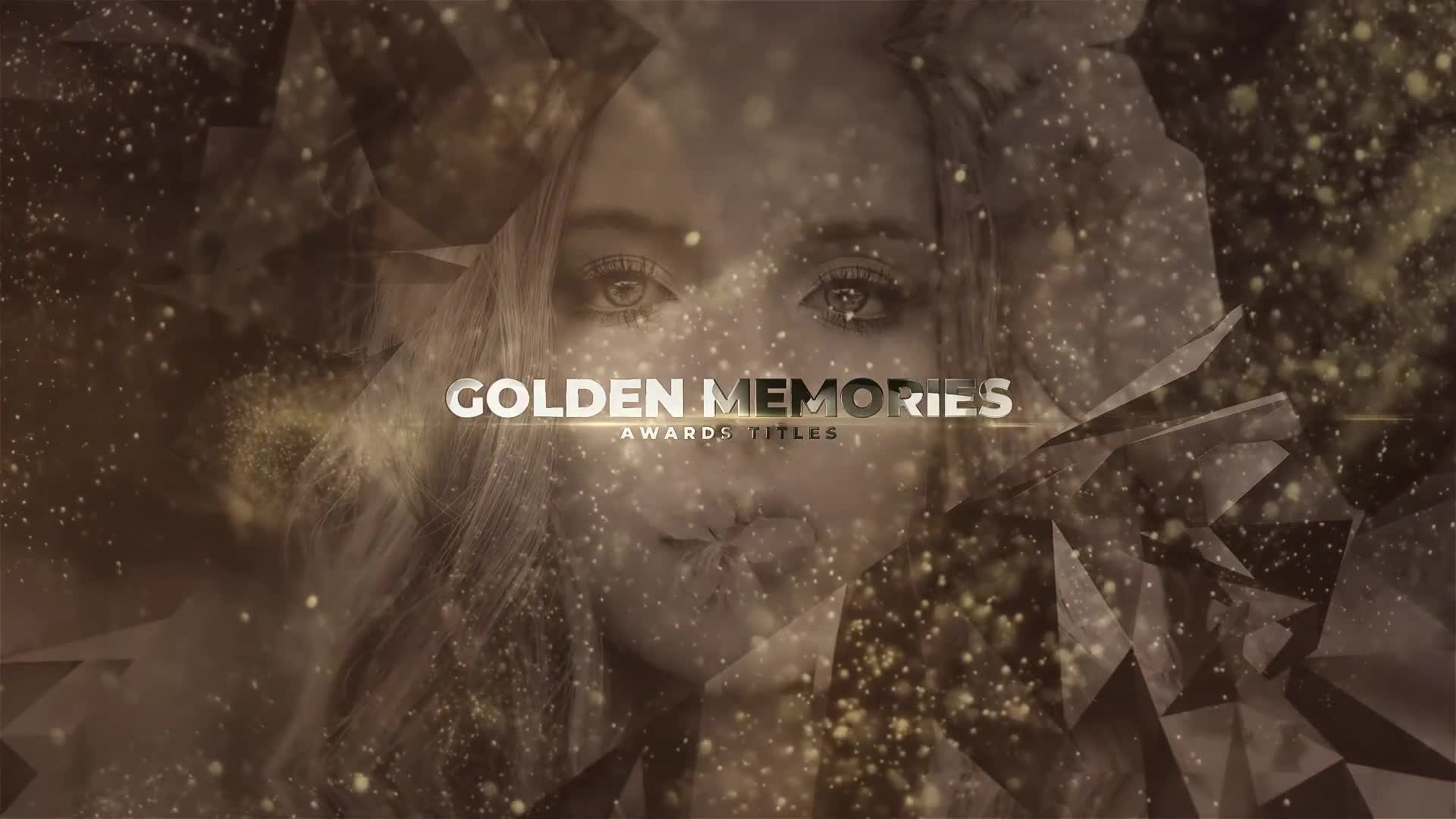 Golden Memories Awards Titles Videohive 33756889 Premiere Pro Image 1
