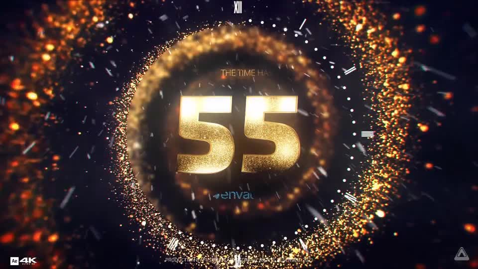 Golden New Year Countdown 2021 Videohive 29809141 After Effects Image 1