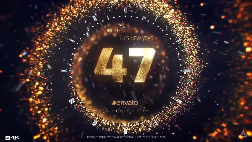 Golden New Year Countdown 2021 Videohive 29809141 After Effects Image 2