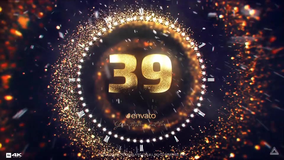 Golden New Year Countdown 2021 Videohive 29809141 After Effects Image 3