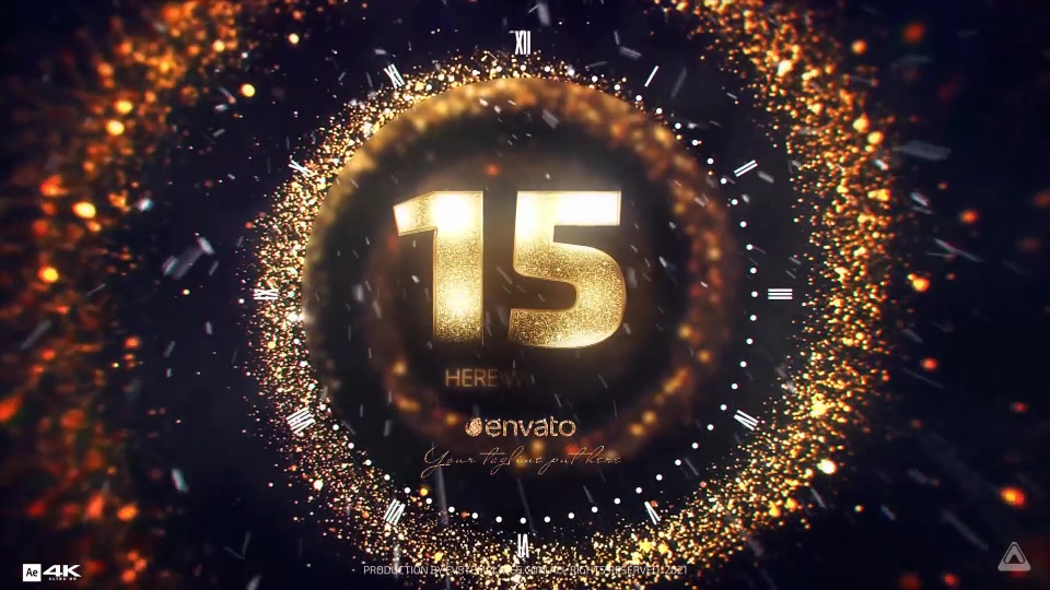 Golden New Year Countdown 2021 Videohive 29809141 After Effects Image 6