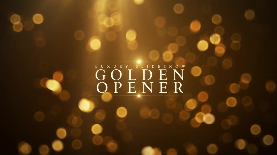 Golden Opener Videohive 22559300 After Effects Image 12