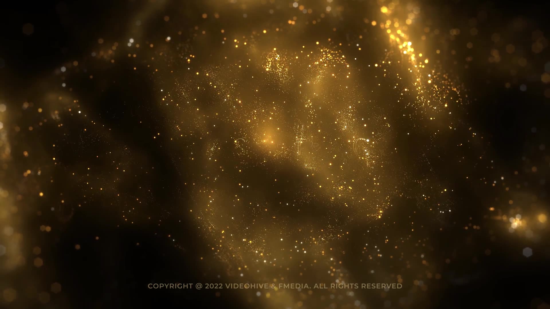 golden particles after effects free download