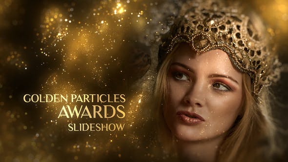 Golden Particles Awards Slideshow - Videohive Download 37183864