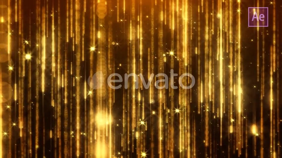 Golden Particles Videohive 23325275 After Effects Image 5