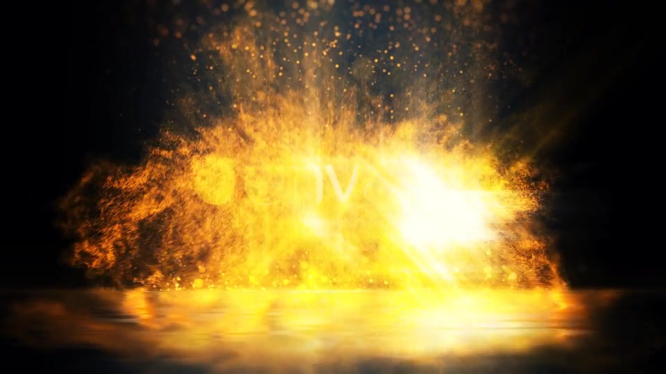 Golden Particles Glitter Logo Videohive 24895583 After Effects Image 2