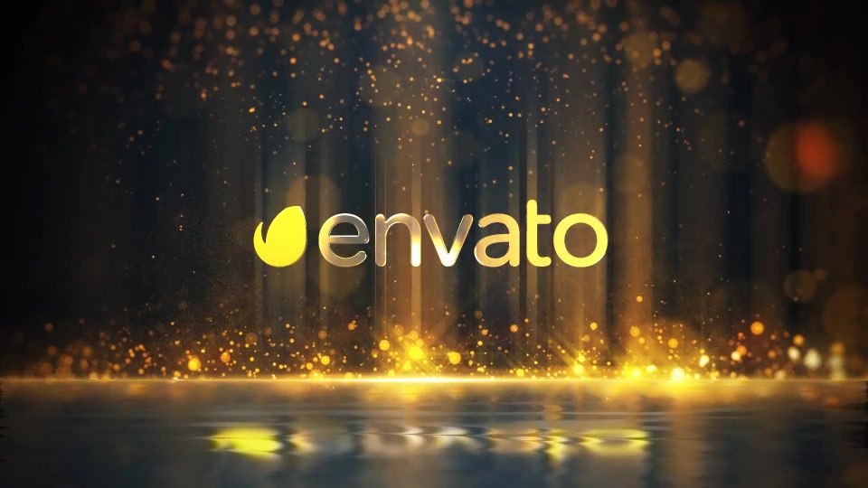 Golden Particles Glitter Logo Videohive 24895583 After Effects Image 3
