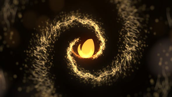 Golden Particles Intro - Videohive 22778505 Download