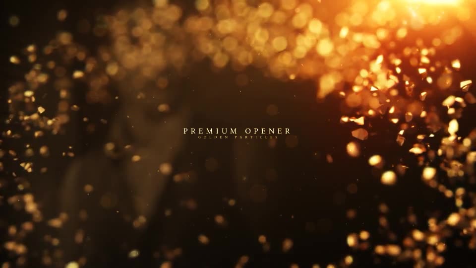 Golden Rain Opener Videohive 22537509 After Effects Image 2