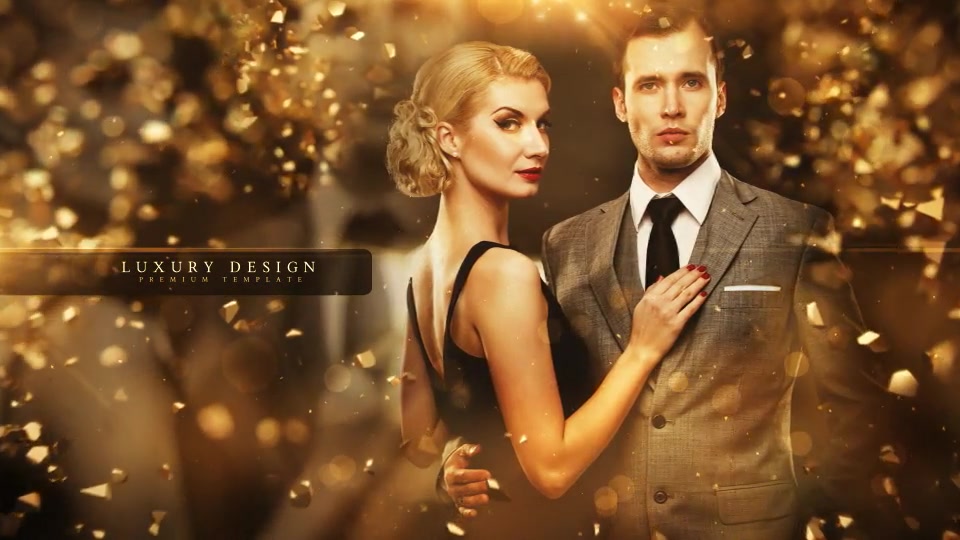 Golden Rain Opener Videohive 22537509 After Effects Image 3