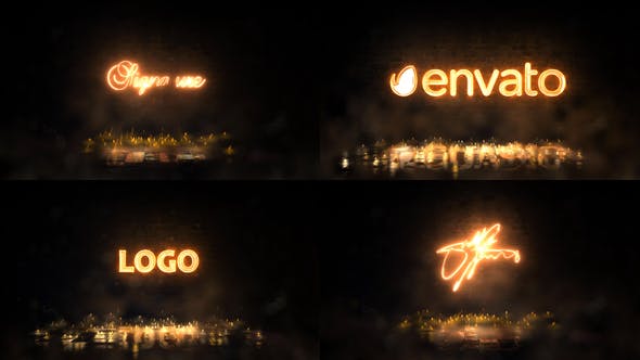 Golden Signature Logo - Videohive Download 23996342