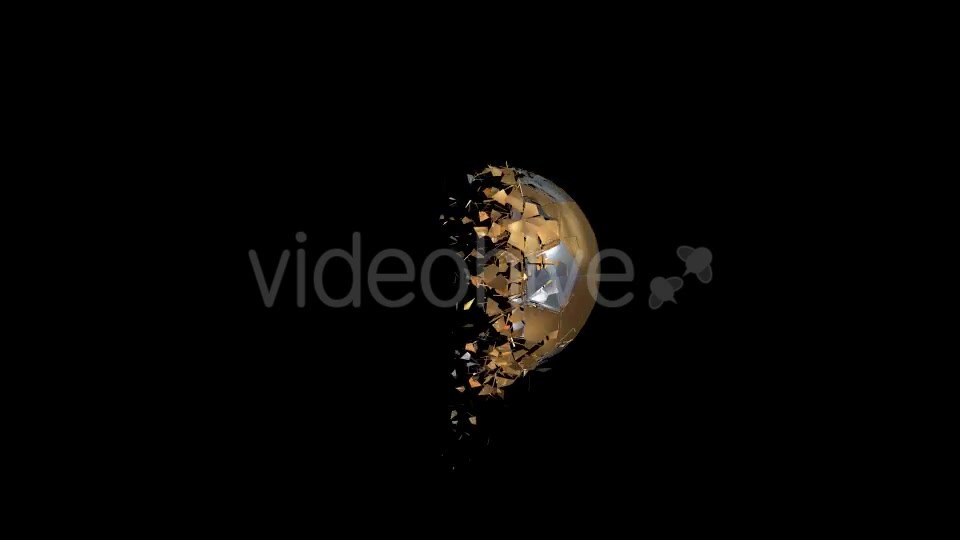 Golden Soccer Ball Transforming - Download Videohive 19907303