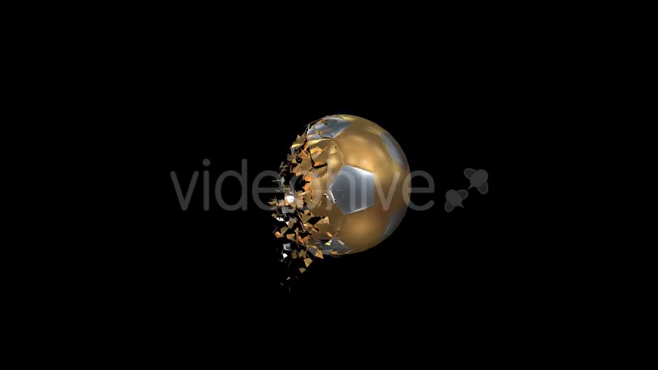 Golden Soccer Ball Transforming - Download Videohive 19907303