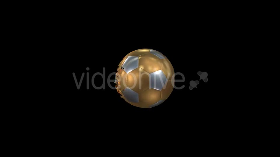 Golden Soccer Ball Transforming - Download Videohive 19907303