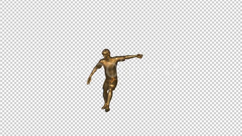 Golden Soccer Player Shooting - Download Videohive 19904431