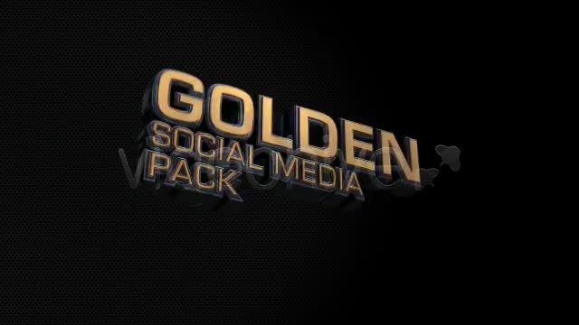 Golden Social Media Pack - Download Videohive 4589950