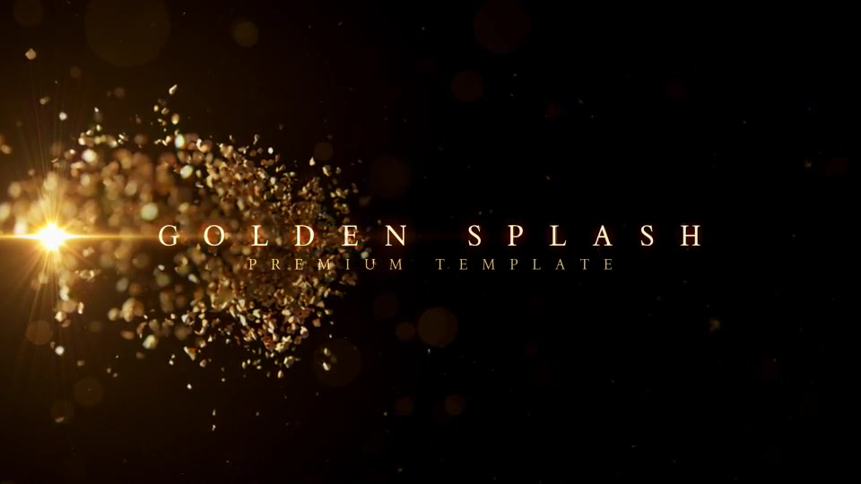 Golden Splash Videohive 22588972 After Effects Image 12