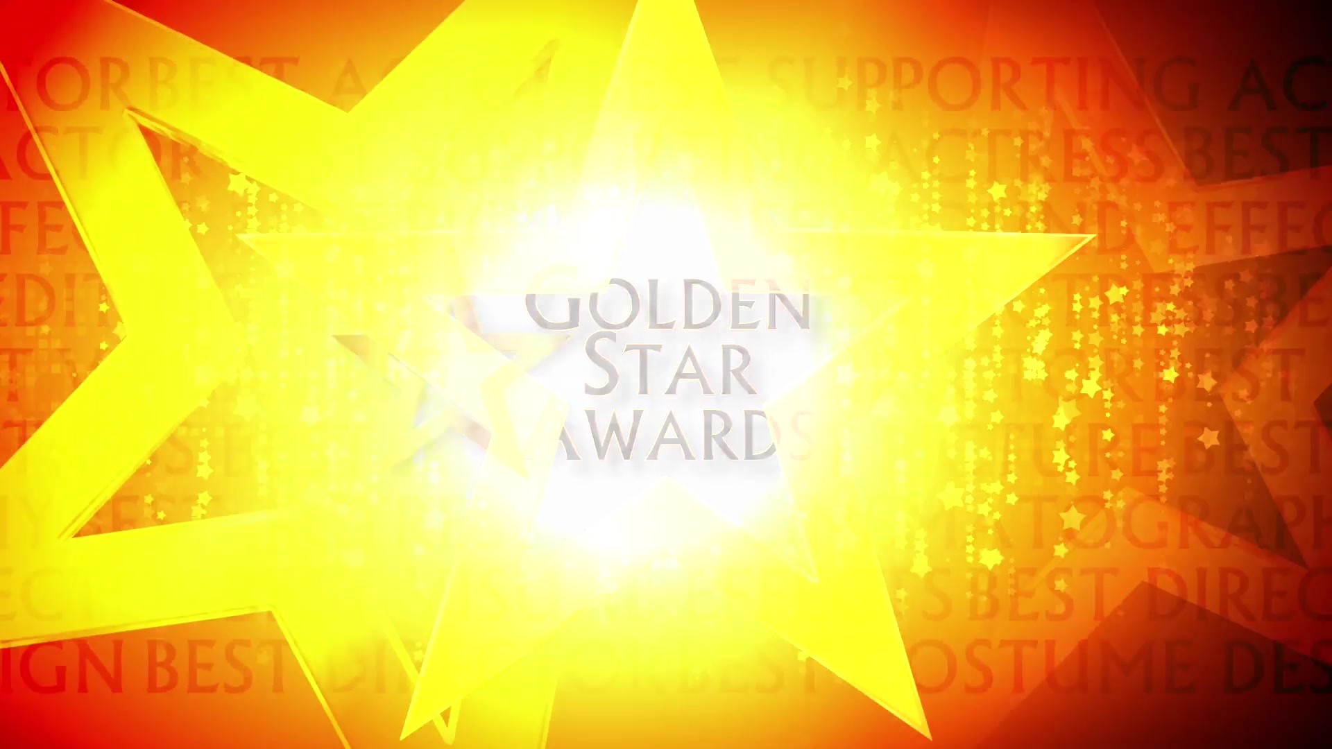 Golden Star Awards Broadcast Pack Apple Motion - Download Videohive 23372514