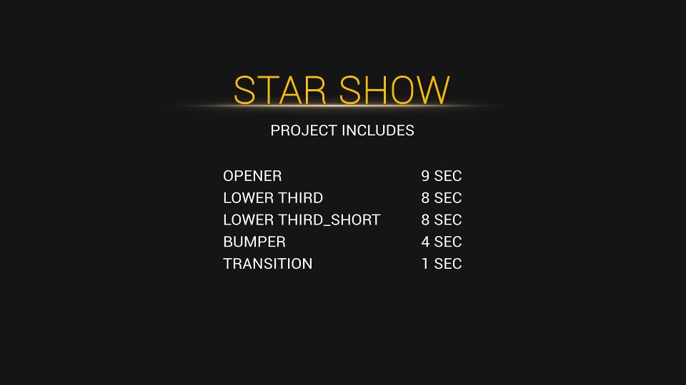 Golden Star Show Videohive 22905026 After Effects Image 8