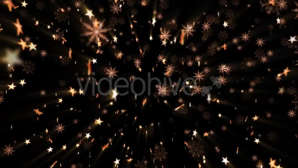 Golden Stars and Snowflakes - Download Videohive 21244685