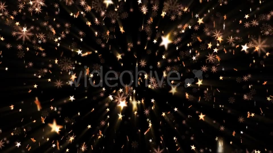 Golden Stars and Snowflakes - Download Videohive 21244685