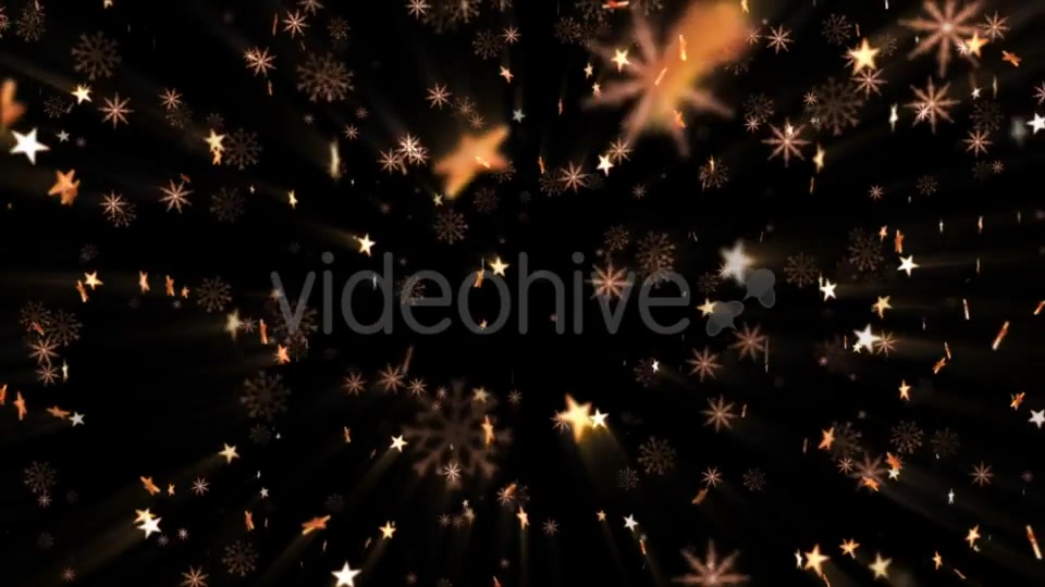 Golden Stars and Snowflakes - Download Videohive 21244685