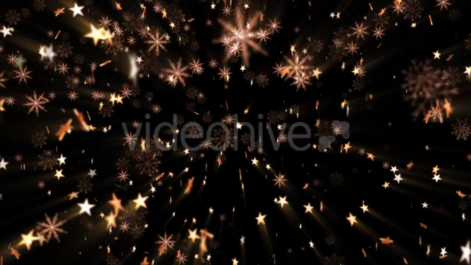 Golden Stars and Snowflakes - Download Videohive 21244685