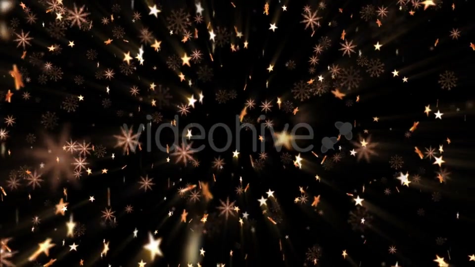 Golden Stars and Snowflakes - Download Videohive 21244685