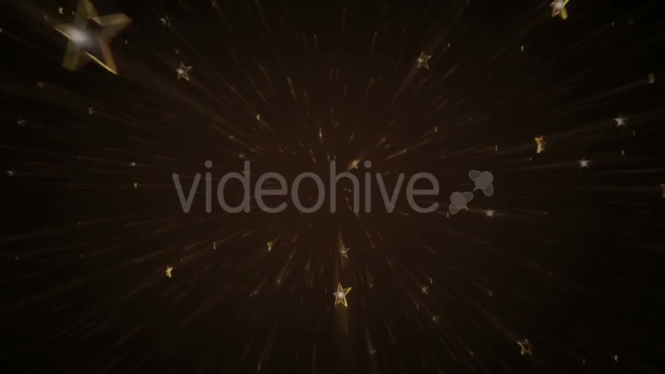 Golden Stars Flying 4K - Download Videohive 21244659