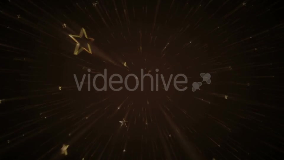 Golden Stars Flying 4K - Download Videohive 21244659