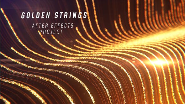 Golden Strings Logo - Download 24702923 Videohive