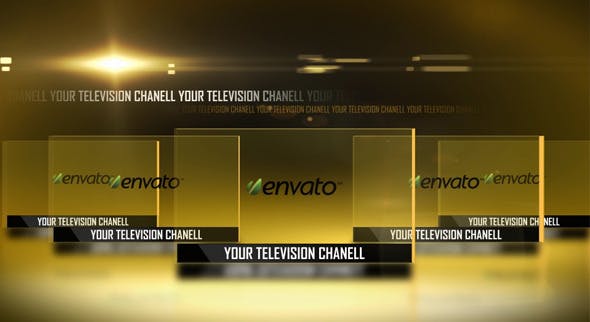 Golden Television Promo Or Opener - 6012217 Download Videohive